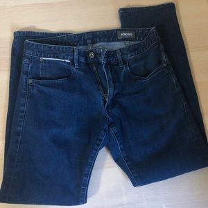 Bonobos Selvage Stretch Jeans 31/30 Dark Wash
